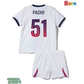Paris Saint-Germain Willian Pacho #51 Replika Babytøj Udebanesæt Børn 2026-27 Kortærmet (+ Korte bukser)